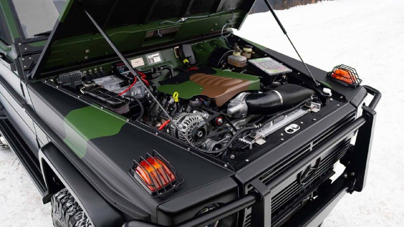 Реставрация и модернизация классического G-класса с мощным мотором от GM