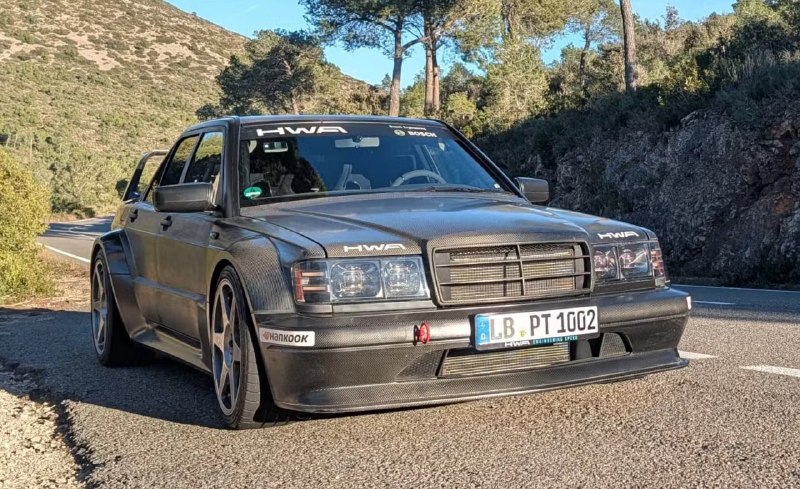 Возрождение классического Mercedes-Benz 190E 2.5-16 Evo II: экстремальные испытания нового рестомода