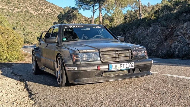 HWA проводит испытания возрожденного Mercedes-Benz 190E Evo II в экстремальных условиях