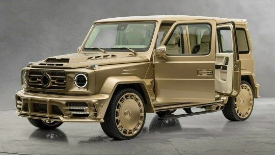 Модифицированный Mercedes-AMG G63 от Mansory в золотом исполнении Модифицированный Mercedes-AMG G63 от Mansory в золотом исполнении