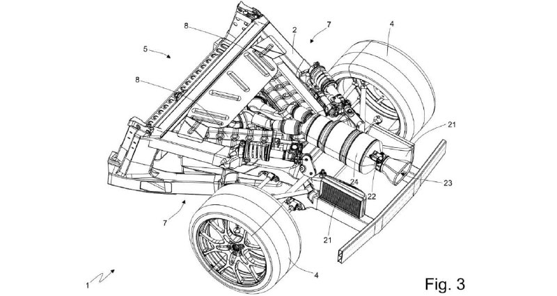 Ferrari запатентовала гибридный V12 с двумя рядными «шестерками»