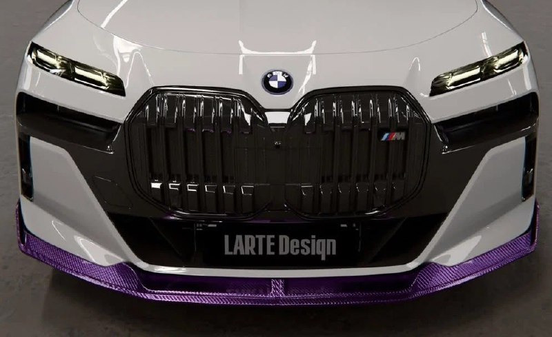 BMW 7 серии: фиолетовый карбон и аэродинамический обвес от Larte Design BMW 7 серии: фиолетовый карбон и аэродинамический обвес от Larte Design
