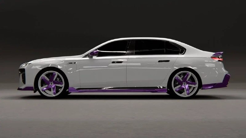 BMW 7 серии: фиолетовый карбон и аэродинамический обвес от Larte Design BMW 7 серии: фиолетовый карбон и аэродинамический обвес от Larte Design