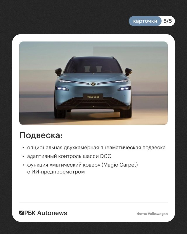 Volkswagen ID. Unyx 08: старт продаж в Китае и перспективы для России