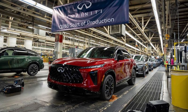 В США стартовало производство нового Infiniti QX65 В США стартовало производство нового Infiniti QX65