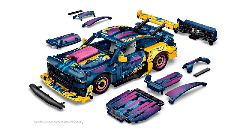 LEGO Custom Garage: Ford Mustang GT с гоночным обвесом LEGO Custom Garage: Ford Mustang GT с гоночным обвесом