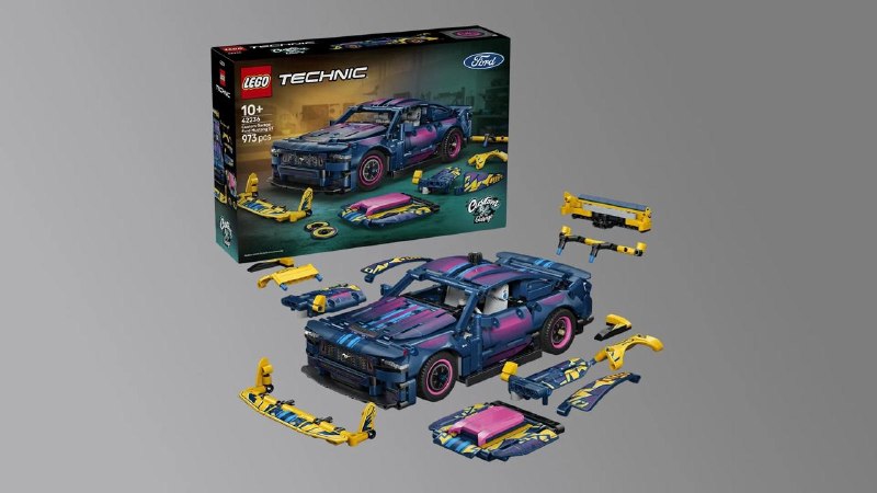 LEGO Custom Garage: Ford Mustang GT с гоночным обвесом LEGO Custom Garage: Ford Mustang GT с гоночным обвесом