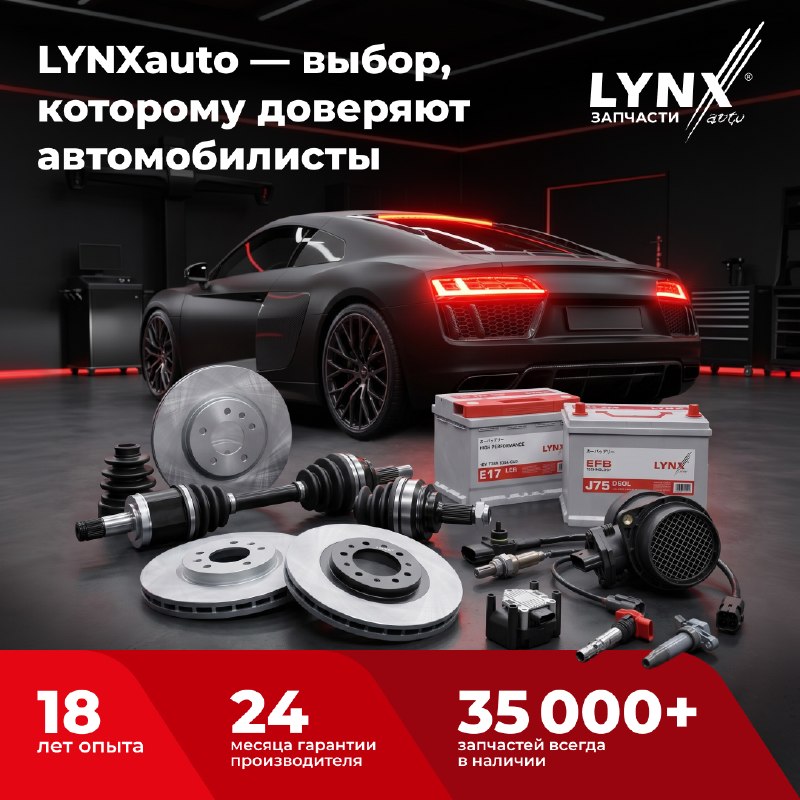 Надежные автозапчасти LYNXauto для любых дорожных условий