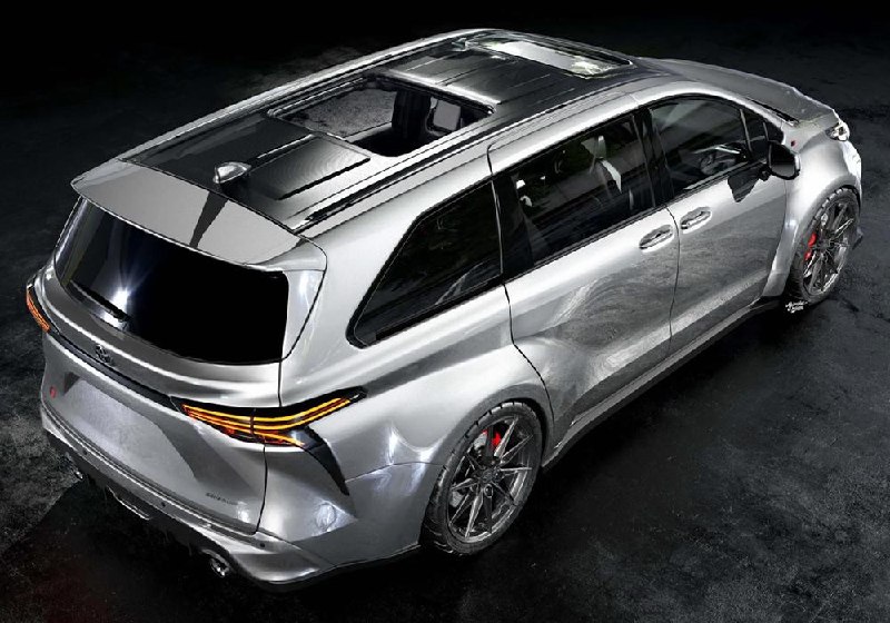 Представлен заряженный минивэн Toyota GR Sienna от Abimelec Design Представлен заряженный минивэн Toyota GR Sienna от Abimelec Design