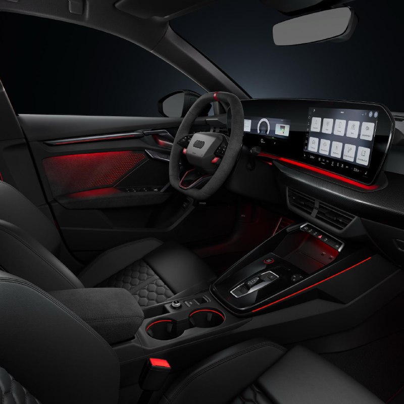 Audi A3 получила полностью новый салон без физических кнопок