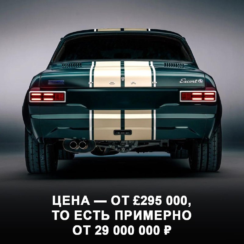 Ford Escort Mk1 RS возвращается: реинкарнация культового спорткара за £295 000 Ford Escort Mk1 RS возвращается: реинкарнация культового спорткара за £295 000