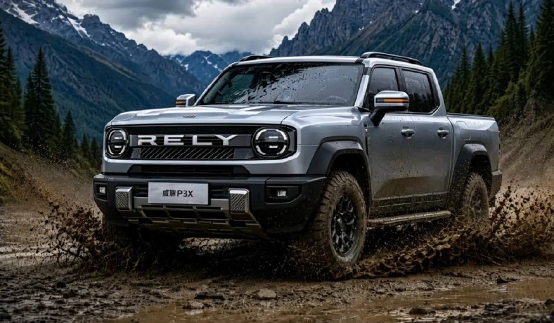 Chery Rely P3X: рамный пикап с дизель-гибридом мощностью 476 л.с. Chery Rely P3X: рамный пикап с дизель-гибридом мощностью 476 л.с.