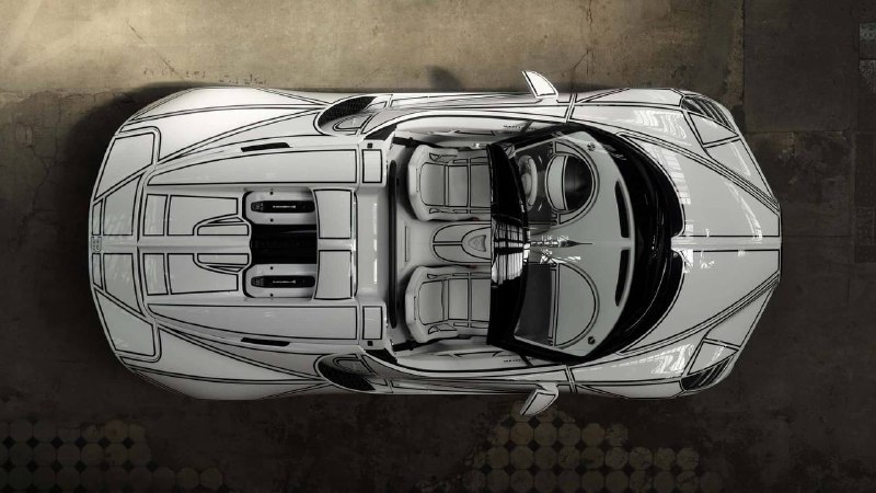 Bugatti представил уникальный гиперкар W16 Mistral Blanc Éternel с фарфоровыми вставками