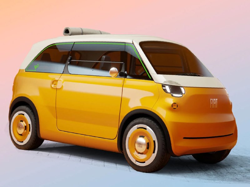 Fiat представила концепт Multiplina: компактный электромобиль для города