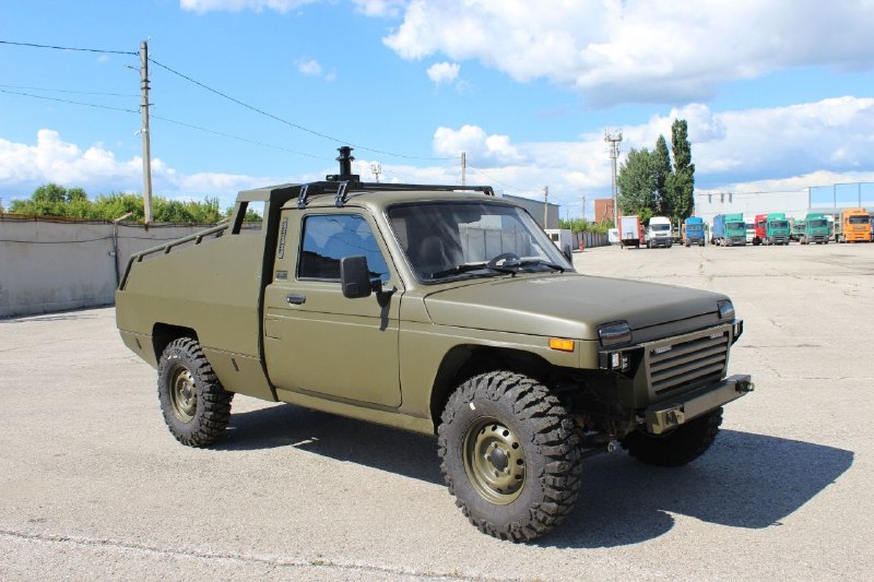 На базе LADA Niva создан пикап для мобильных огневых групп На базе LADA Niva создан пикап для мобильных огневых групп