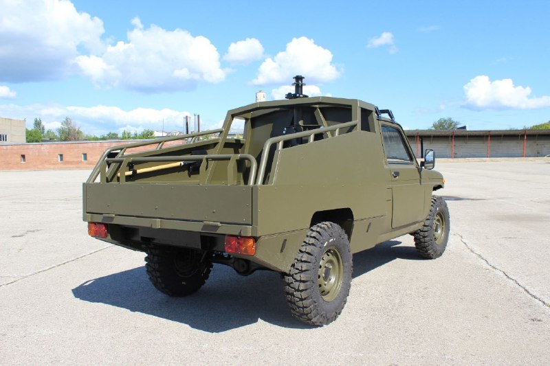 На базе LADA Niva создан пикап для мобильных огневых групп На базе LADA Niva создан пикап для мобильных огневых групп