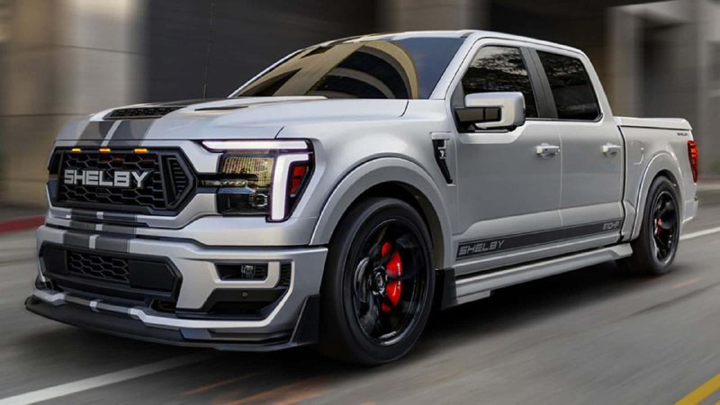 Shelby представила 821-сильный пикап F-150 Super Snake ограниченным тиражом Shelby представила 821-сильный пикап F-150 Super Snake ограниченным тиражом