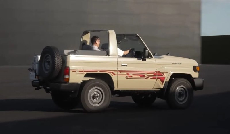 Toyota представила Land Cruiser 70 с откидным лобовым стеклом Toyota представила Land Cruiser 70 с откидным лобовым стеклом