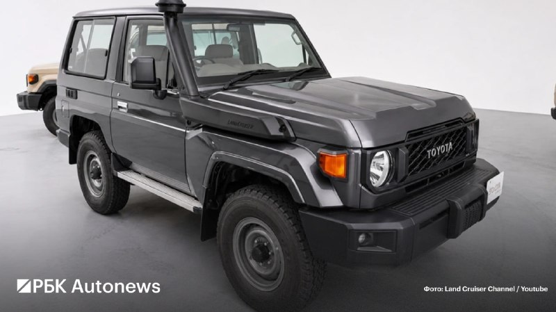 Toyota представила три новые версии короткобазного Land Cruiser 70 Toyota представила три новые версии короткобазного Land Cruiser 70