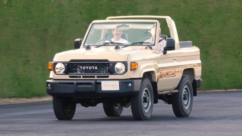 Toyota представила Land Cruiser 70 с откидным лобовым стеклом для фермеров Toyota представила Land Cruiser 70 с откидным лобовым стеклом для фермеров