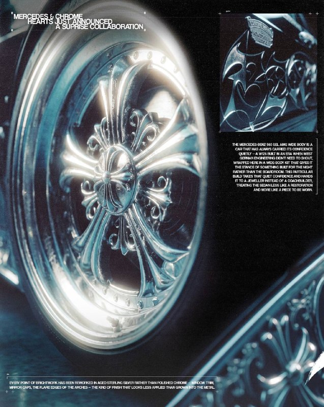Mercedes и Chrome Hearts: концепт внедорожника показали на рентген-снимках