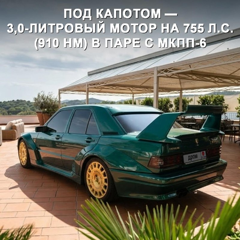 Iride Evo 5: карбоновый рестомод по мотивам Mercedes-Benz 190E