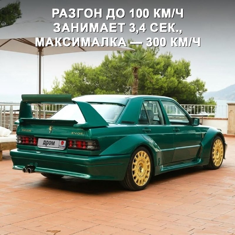 Iride Evo 5: карбоновый рестомод по мотивам Mercedes-Benz 190E