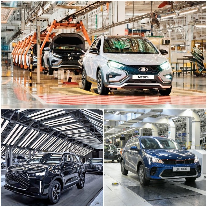 Продажи российских и китайских автомобилей в РФ почти сравнялись