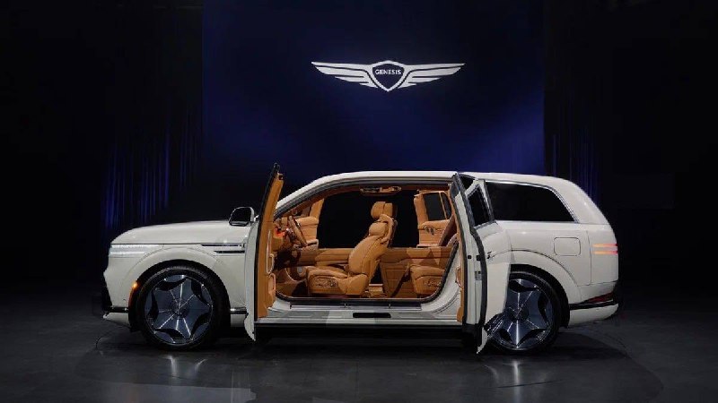 Genesis GV90: флагманский электрический кроссовер с распашными дверями