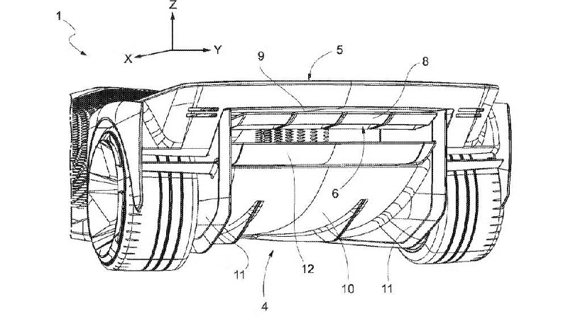 Ferrari запатентовала задние фонари, работающие как антикрыло Ferrari запатентовала задние фонари, работающие как антикрыло