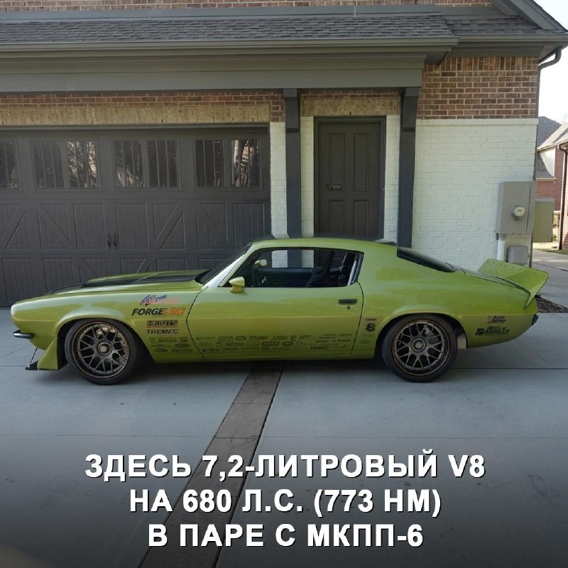 Chevrolet Camaro 1973 года с 680-сильным V8 выставили на аукцион Mecum Chevrolet Camaro 1973 года с 680-сильным V8 выставили на аукцион Mecum
