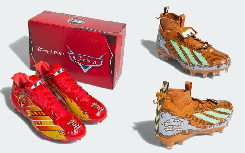 Adidas выпустил футбольные бутсы в стиле «Тачек» к 20-летию франшизы