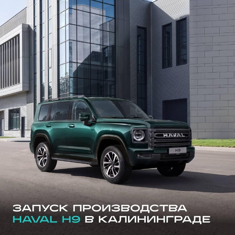 В Калининграде началась сборка HAVAL H9