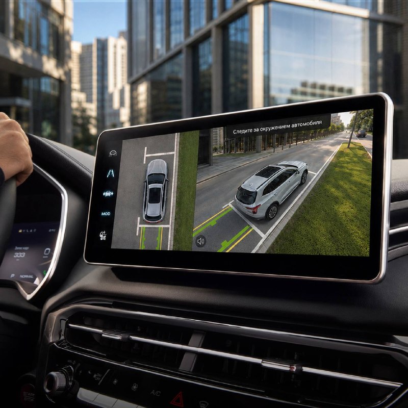 HAVAL JOLION: парковка во дворе с камерой 360° HAVAL JOLION: парковка во дворе с камерой 360°