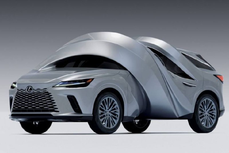 Кручу-верчу: Lexus превратил кроссоверы в арт-объекты