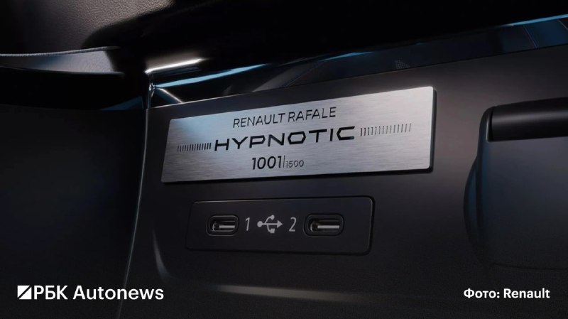 Renault Rafale Hypnotic — лимитированная версия флагманского купе-кроссовера Renault Rafale Hypnotic — лимитированная версия флагманского купе-кроссовера