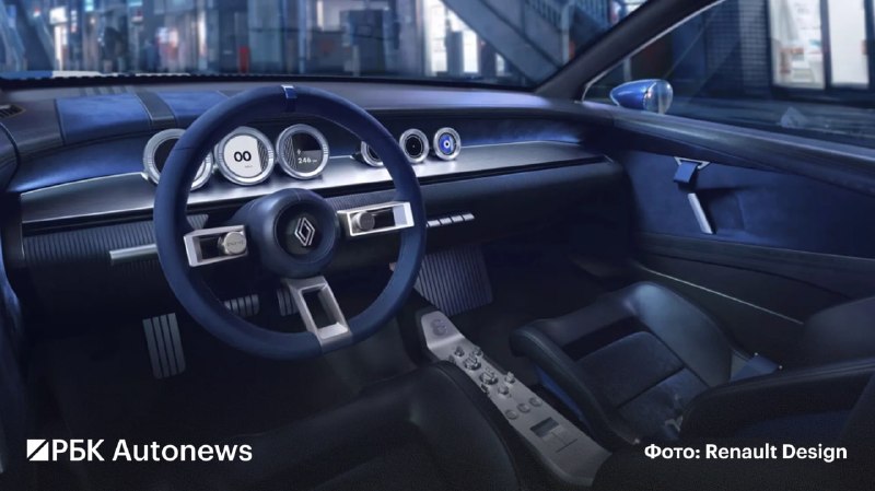 Renault показала электрическое купе в стиле Renault 8 Gordini Renault показала электрическое купе в стиле Renault 8 Gordini