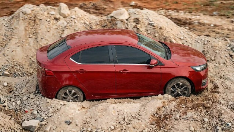Tata провела экстремальный краш-тест Aeris: 20 тонн гравия на седан Tata провела экстремальный краш-тест Aeris: 20 тонн гравия на седан