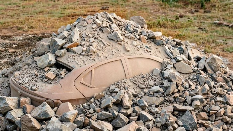Tata провела экстремальный краш-тест Aeris: 20 тонн гравия на седан Tata провела экстремальный краш-тест Aeris: 20 тонн гравия на седан