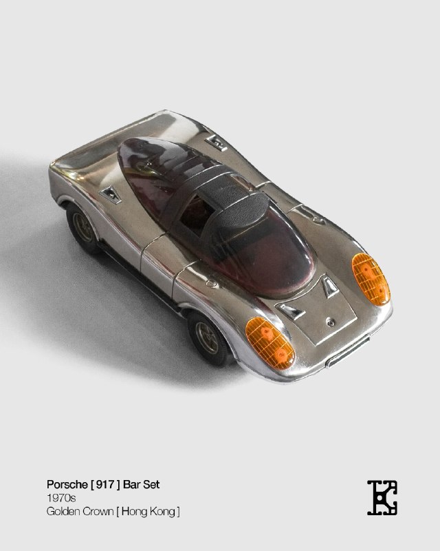 Винтажный мини-бар Golden Crown в форме Porsche 917 Винтажный мини-бар Golden Crown в форме Porsche 917
