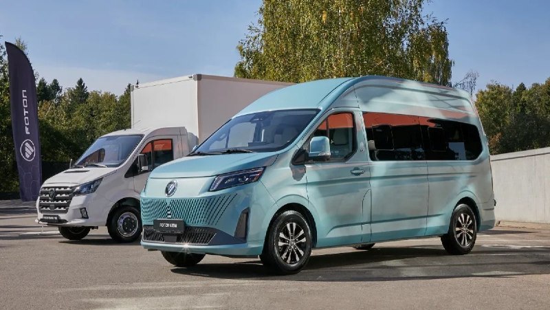 Foton View для России: показаны пассажирские микроавтобусы 5+1, 7+1 и 8+1