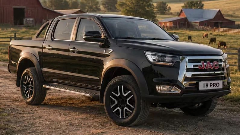 JAC T8 Pro вернулся в Россию: пикап оценили от 3,13 млн рублей