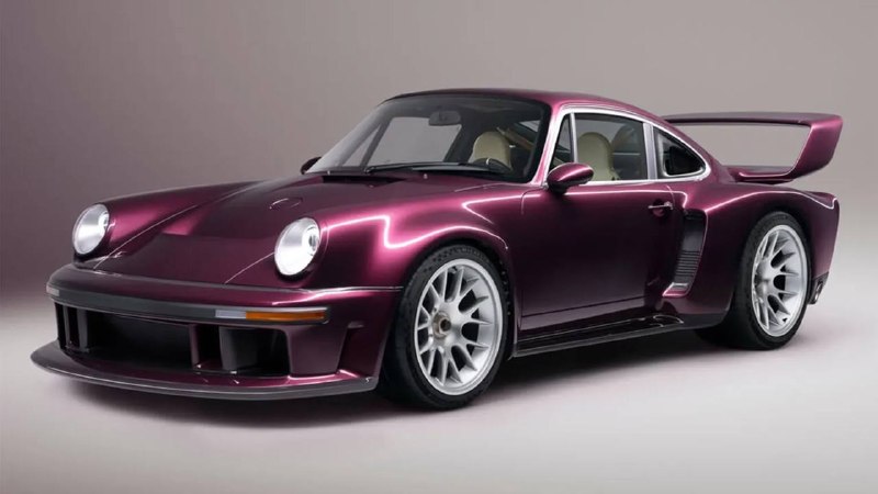 Singer показал фиолетовый Porsche 911 DLS Turbo на базе 964 Singer показал фиолетовый Porsche 911 DLS Turbo на базе 964