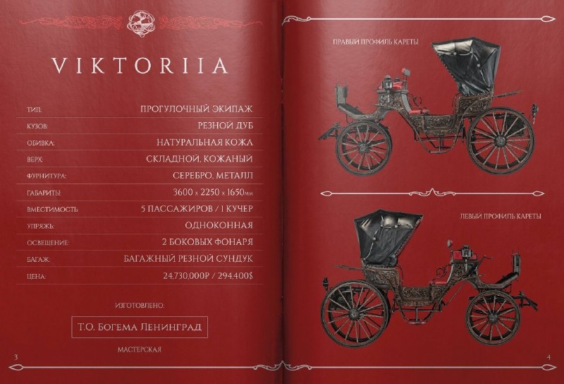 В России выпустили карету Viktoria за 25 млн рублей В России выпустили карету Viktoria за 25 млн рублей