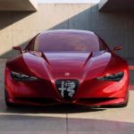 Alfa Romeo Cuorerosso: концепт с гибридным V6 и дверями в стиле Rolls-Royce