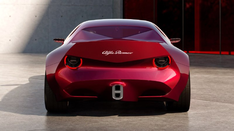 Alfa Romeo Cuorerosso: концепт с гибридным V6 и дверями в стиле Rolls-Royce