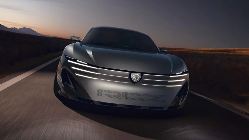 Peugeot показала в Париже 500-сильный электрический концепт RCZ Vision