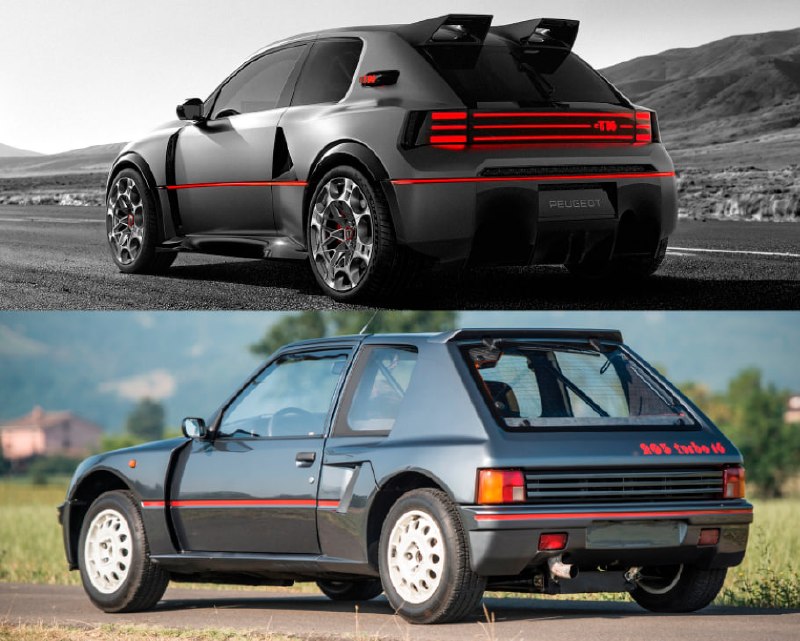 Peugeot E-T16: электрический наследник раллийного 205 Turbo 16