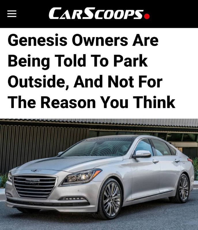 Hyundai отзывает почти 95 тыс. Genesis из-за риска возгорания сиденья Hyundai отзывает почти 95 тыс. Genesis из-за риска возгорания сиденья