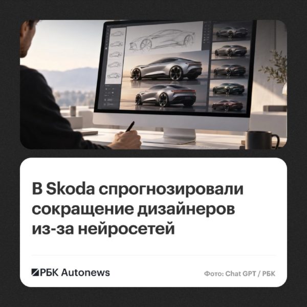 Глава дизайна Skoda: ИИ может сократить потребность в автомобильных дизайнерах